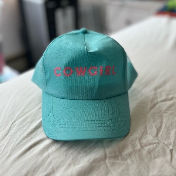 NEW Cowgirl Turquoise Trucker Hat OS - Picture 4 of 6